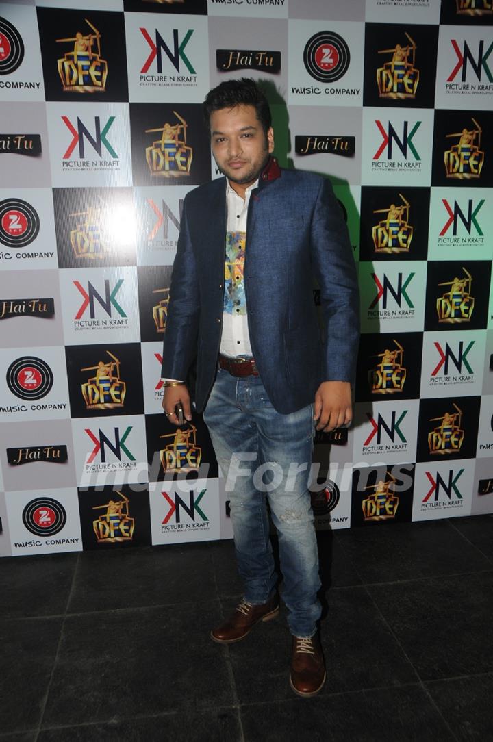 Ankit Saraswat poses for the media at the Launch of his Debut Album