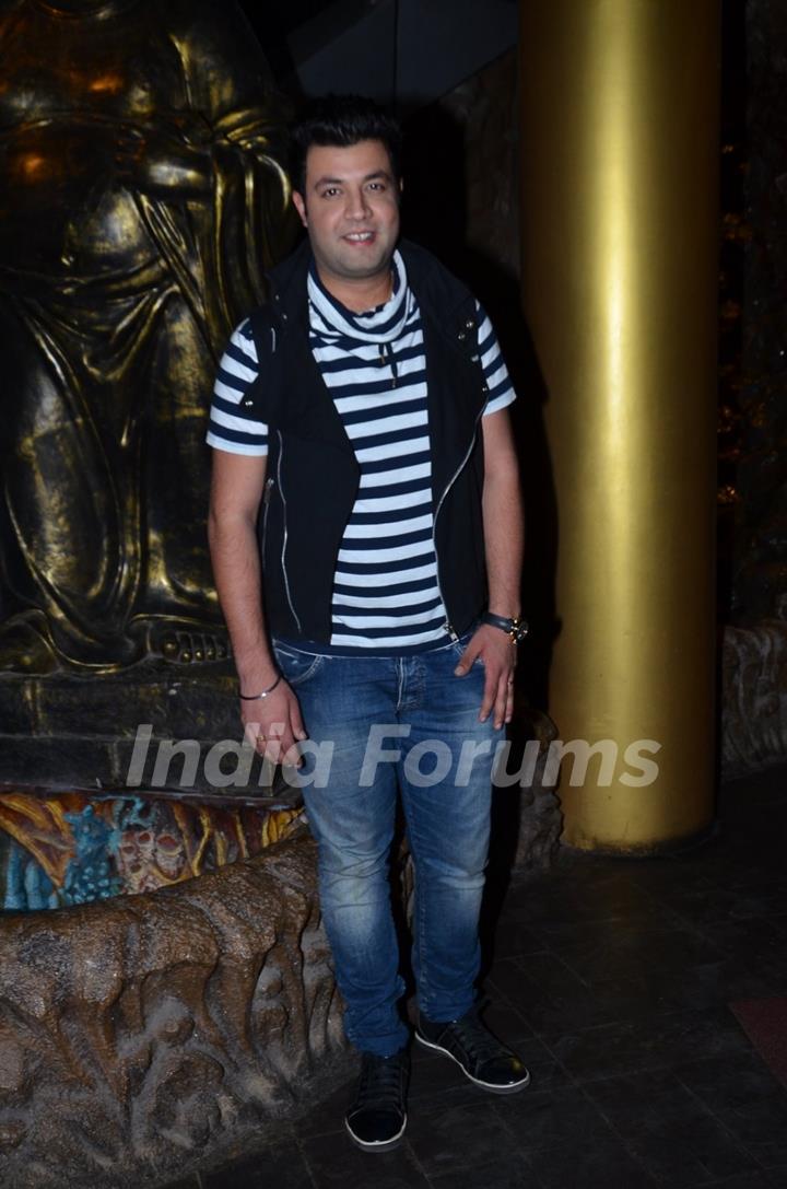 Varun Sharma poses for the media at Richa Chadda's Birthday Bash