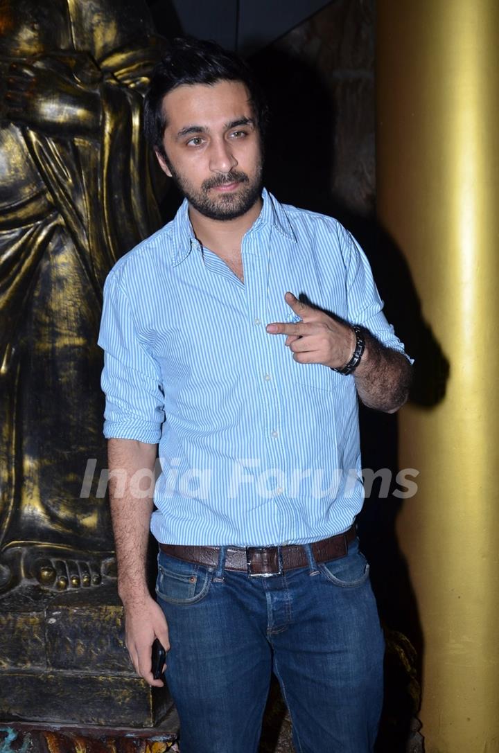 Siddhant Kapoor poses for the media at Richa Chadda's Birthday Bash