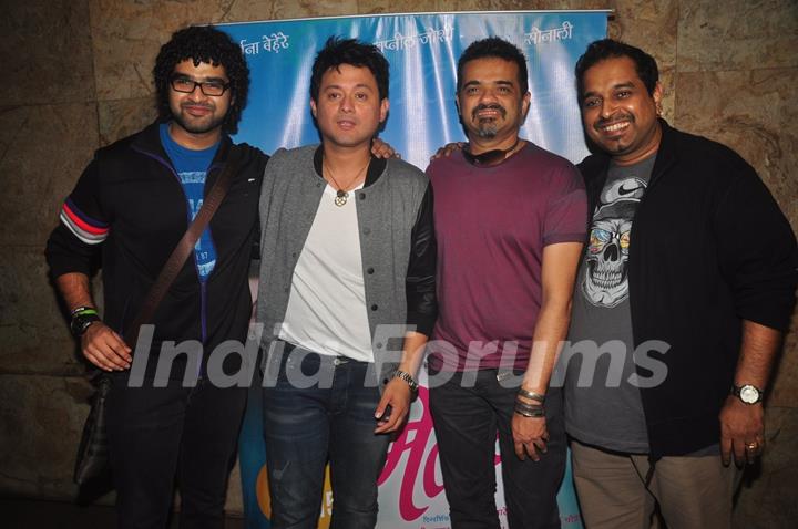 Celebs pose for the media at the Special Screening of Mitwaa