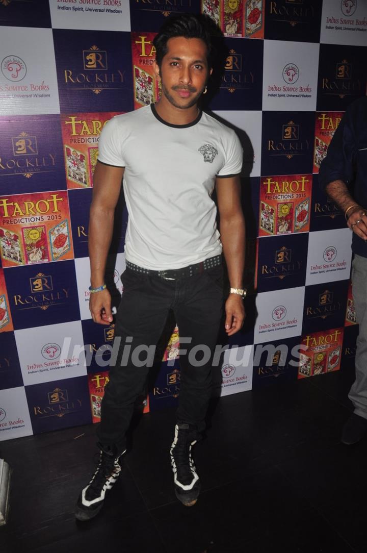 Terence Lewis poses for the media at the Launch of Munisha Khatwani's Tarot Predictions 2015 Book