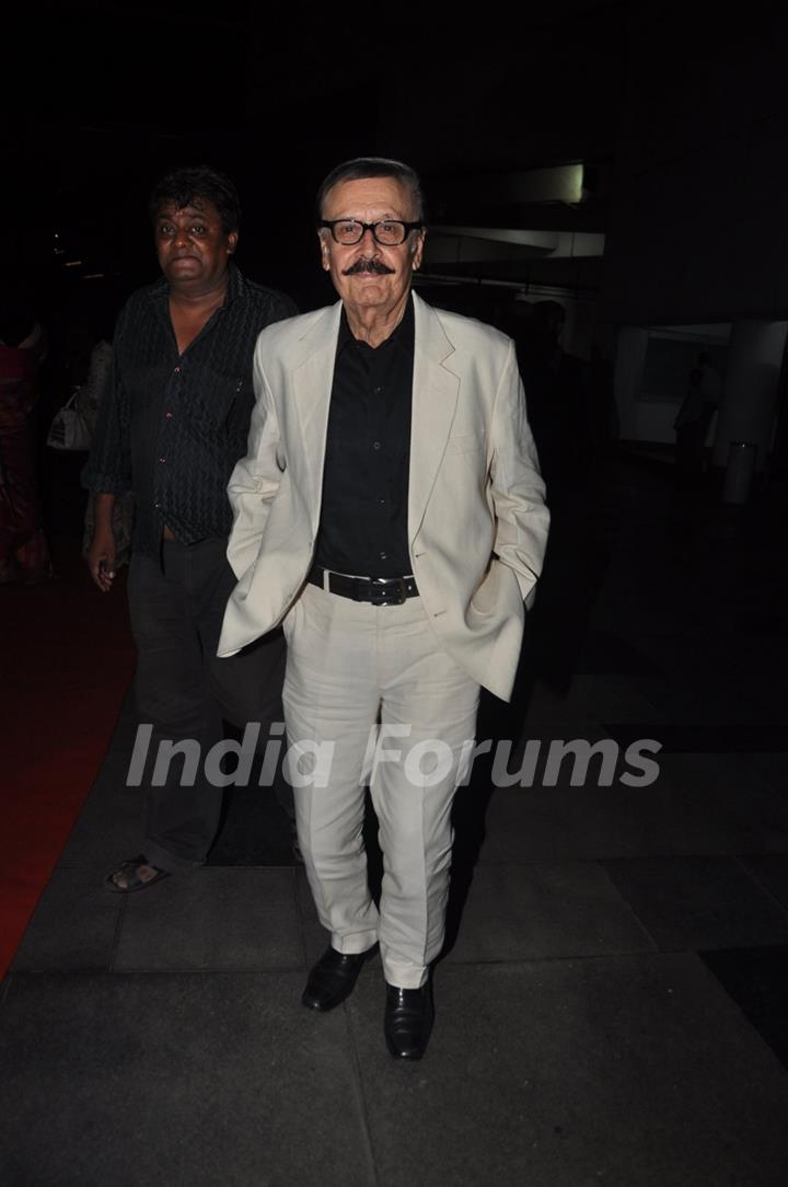 Parikshit Sahni poses for the media at the Special Screening of P.K. for the Cast and Crew