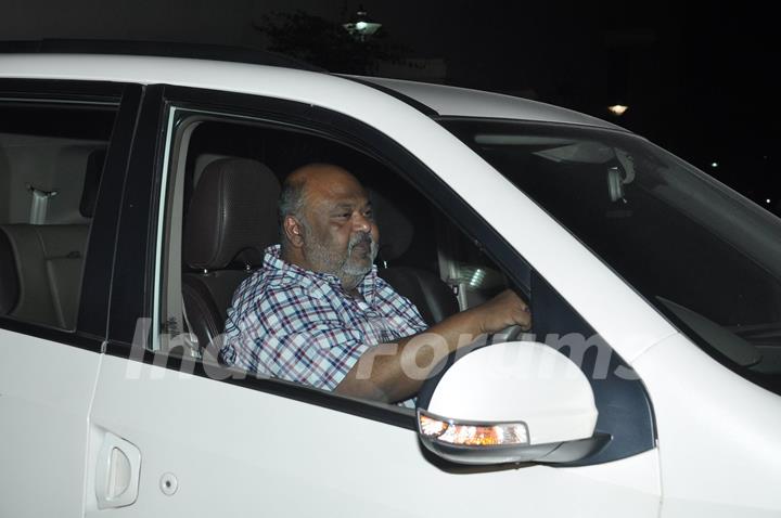 Saurabh Shukla was snapped at the Special Screening of P.K. at Yashraj Studio