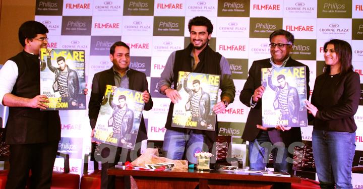 Arjun Kapoor Launches the Latest Issue of Filmfare Magazine