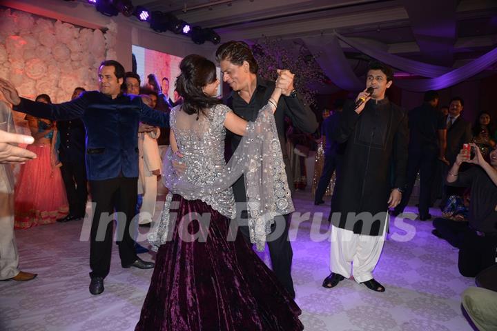 Shah Rukh Khan shakes a leg with Shirin at her Sangeet Ceremony