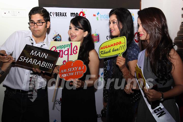 TV Celebs pose with quirky props at India-Forums 11th Anniversary Bash