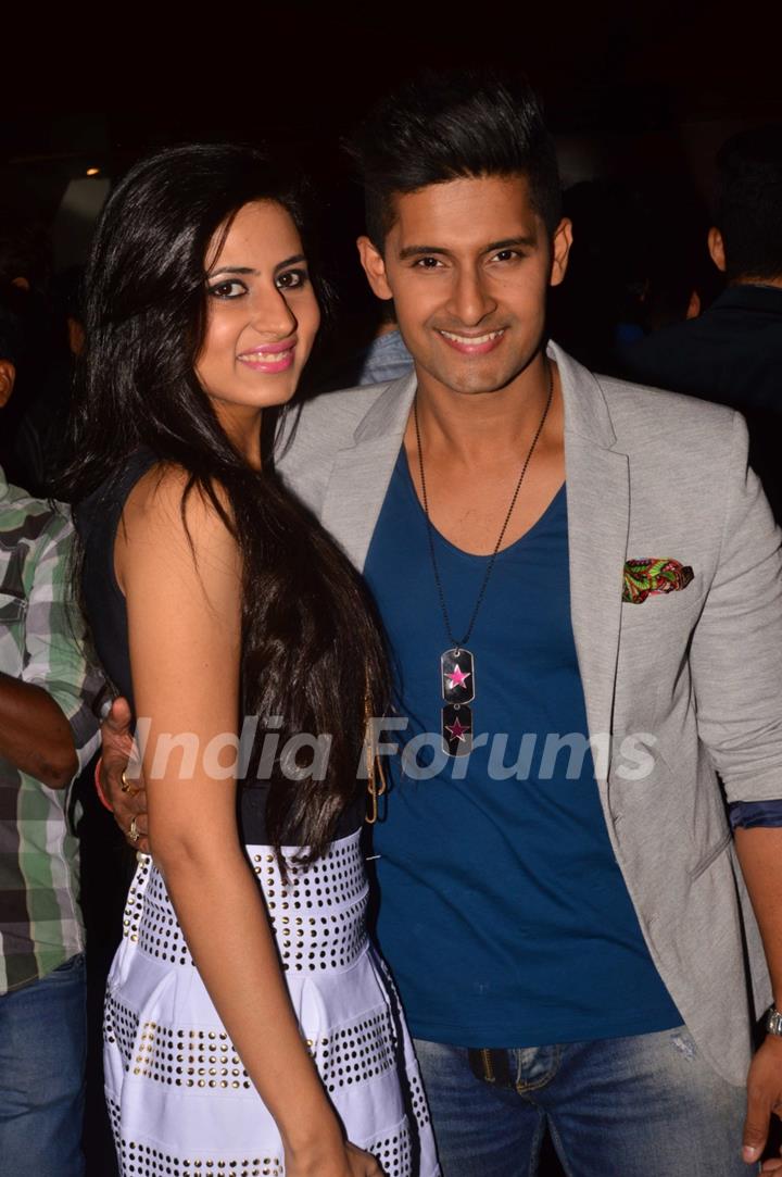 Ravi Dubey and Sargun Mehta pose for the camera at India-Forums 11th Anniversary Bash