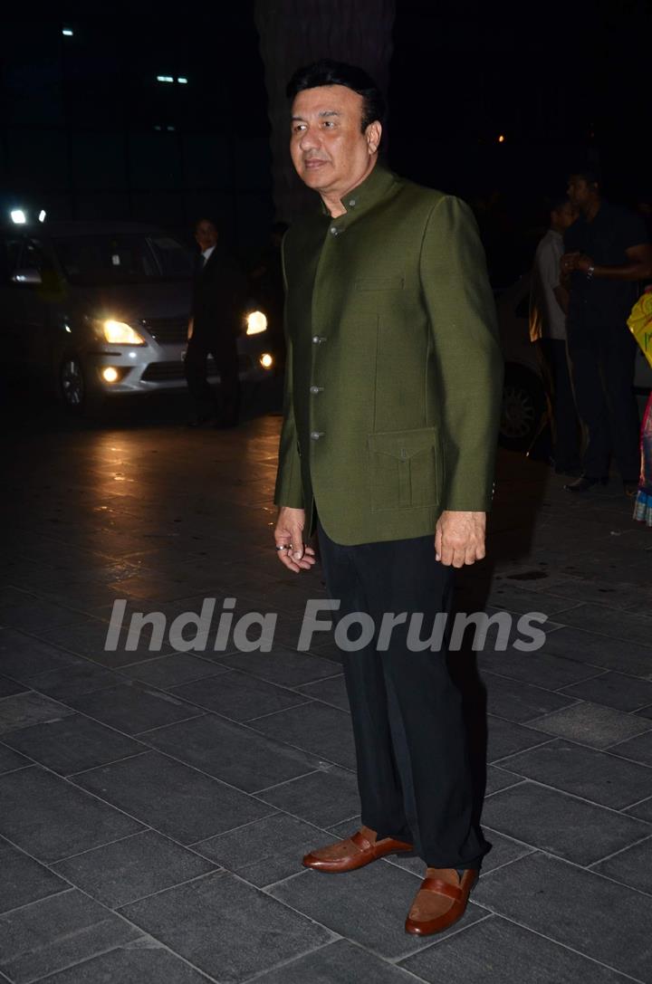 Anu Malik was seen at Uday Singh and Shirin's Reception Party