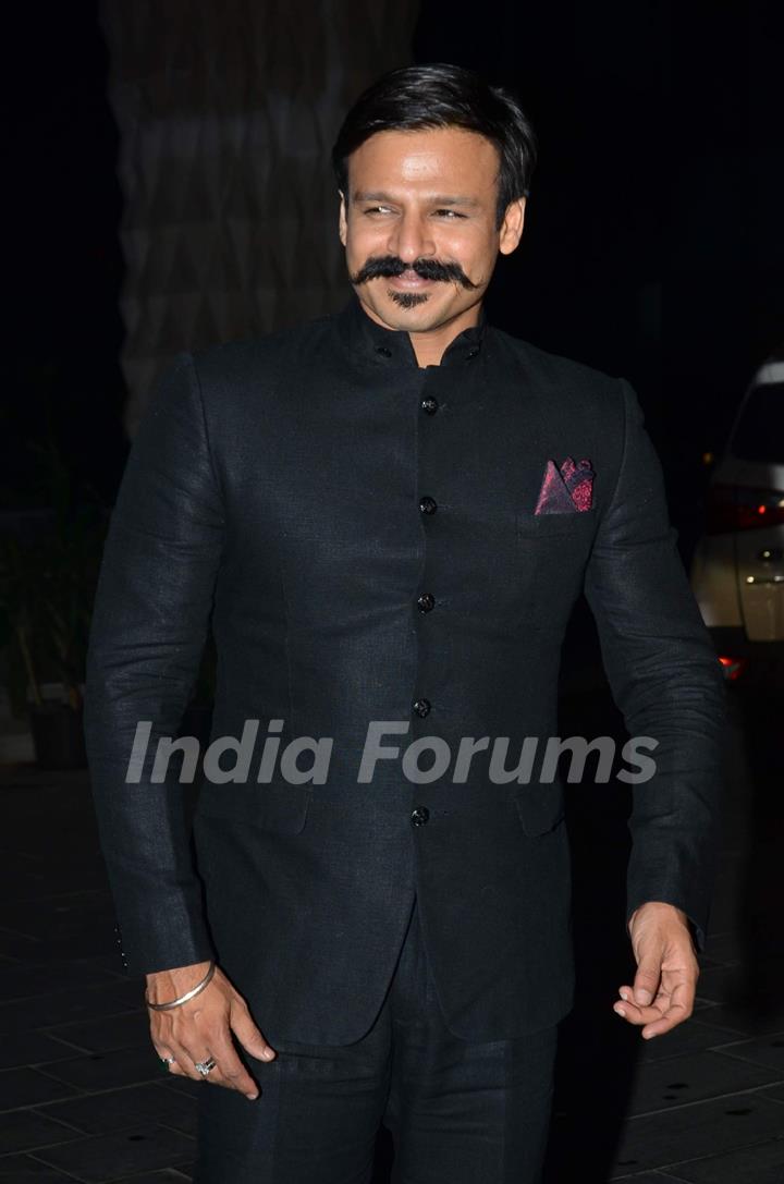 Vivek Oberoi was seen at Uday Singh and Shirin's Reception Party