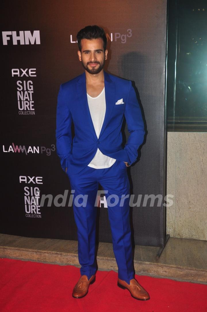 Karan Tacker poses for the media at FHM Bachelor of the Year Bash