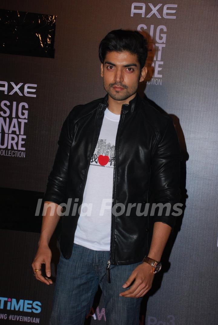 Gurmeet Choudhary poses for the media at FHM Bachelor of the Year Bash