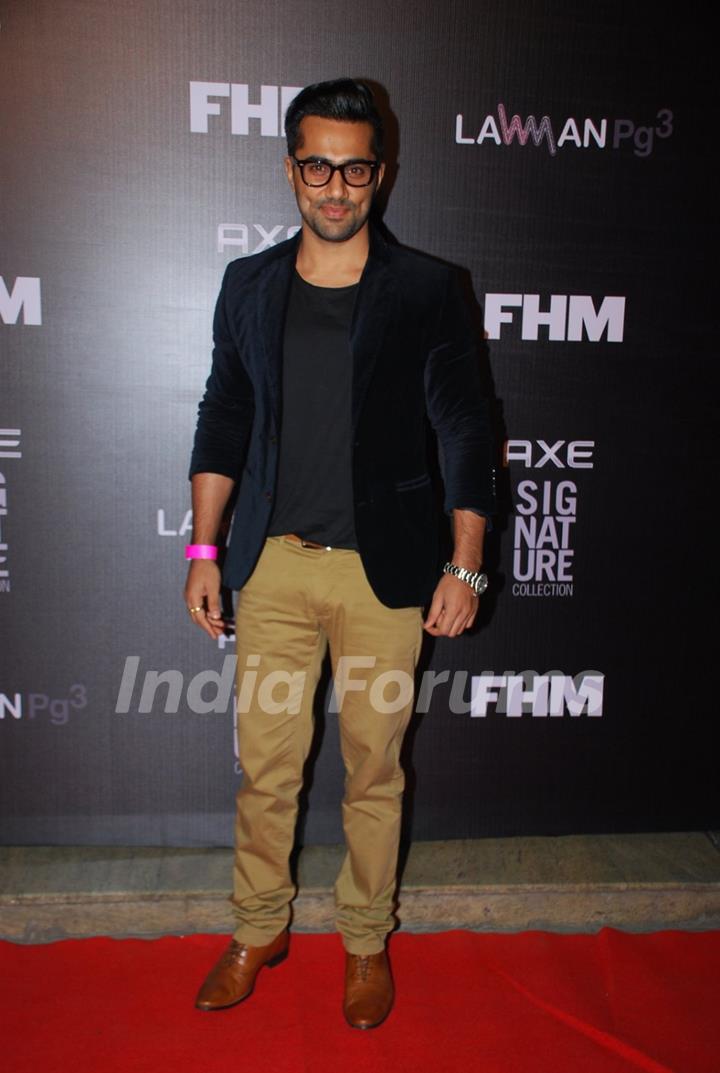 Vishal Karwal poses for the media at FHM Bachelor of the Year Bash