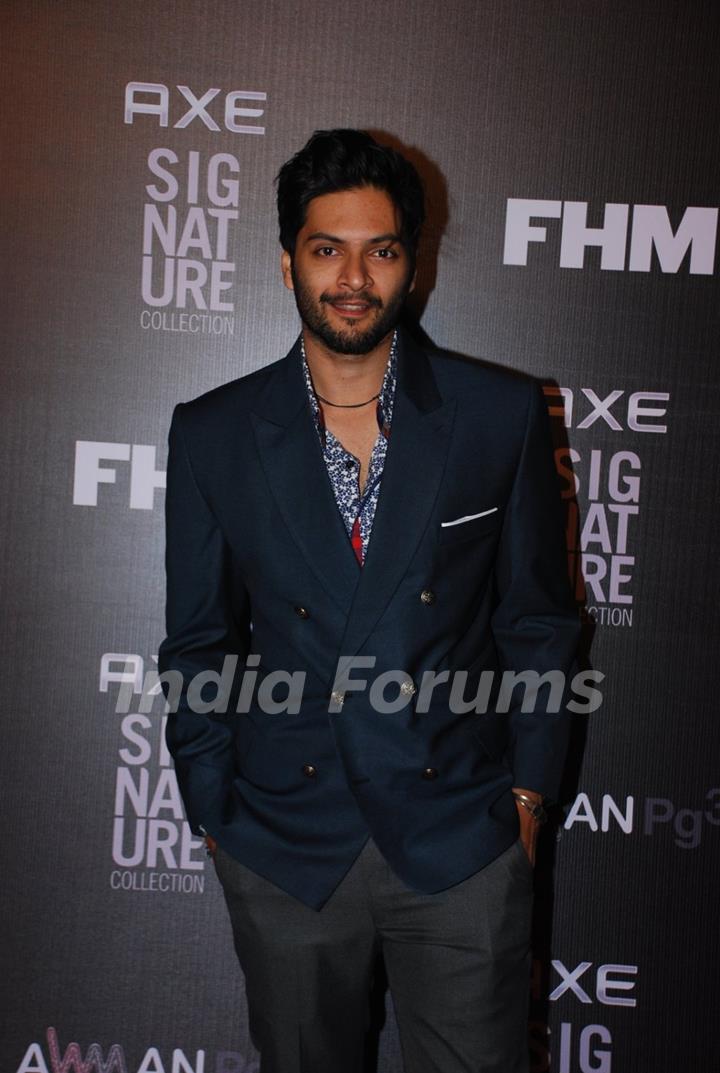 Ali Fazal poses for the media at FHM Bachelor of the Year Bash