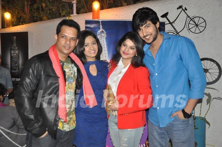 The cast of Veera at the Launch of Million Dollar Girl