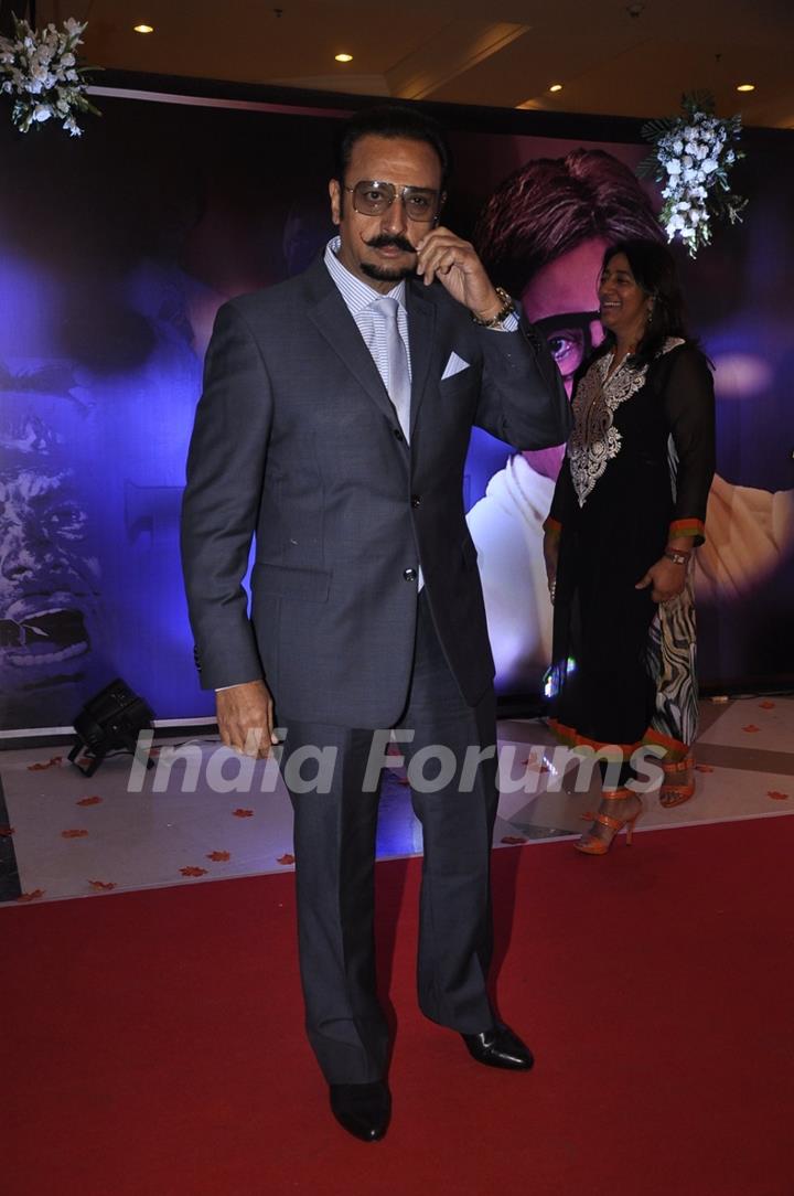 Gulshan Grover was at the Yash Chopra Memorial Awards