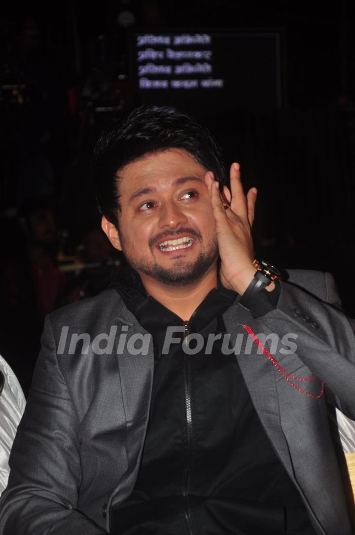 Swapnil Joshi was snapped at Dadasaheb Phalke Marathi Awards