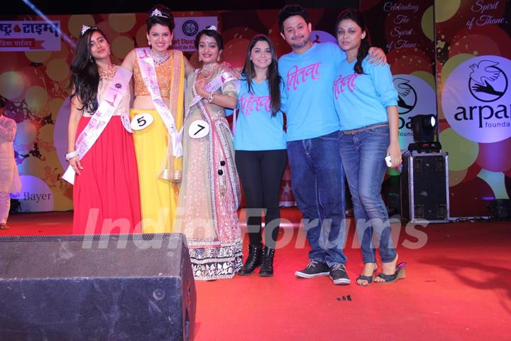 Team poses with the winners at the Promotions of Mitwaa