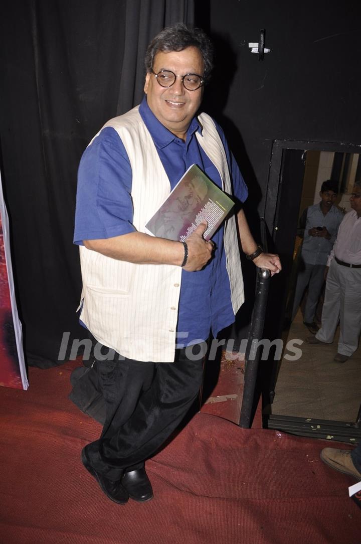 Subhash Ghai poses for the media at Ali Peter John Book Launch