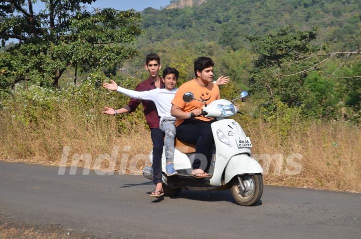 Khan Kids enjoying ATV Ride at Panvel Farm House