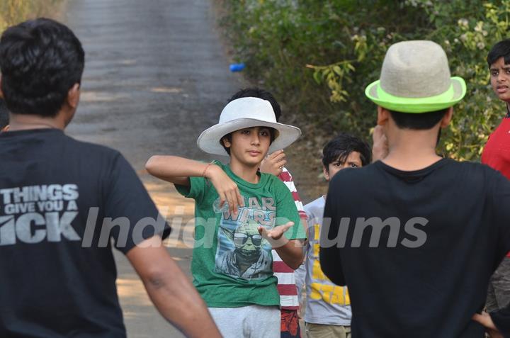 Arhaan Khan was snapped at Panvel Farm House