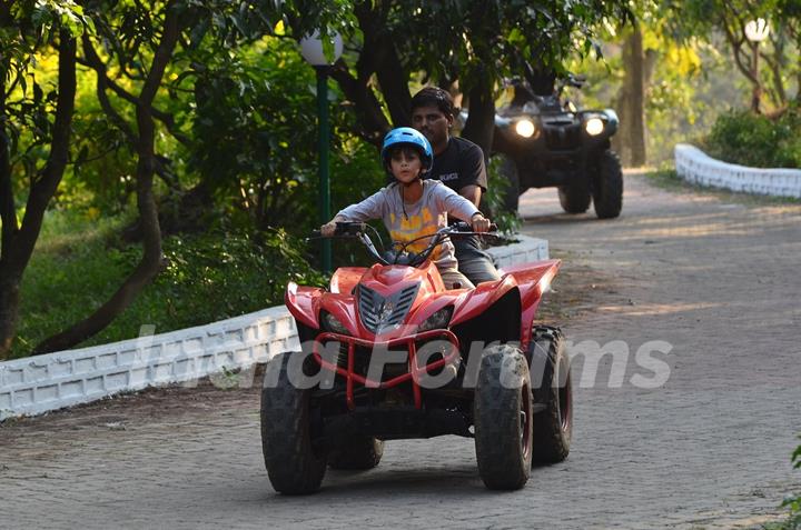 Khan Kids enjoying ATV Ride at Panvel Farm House