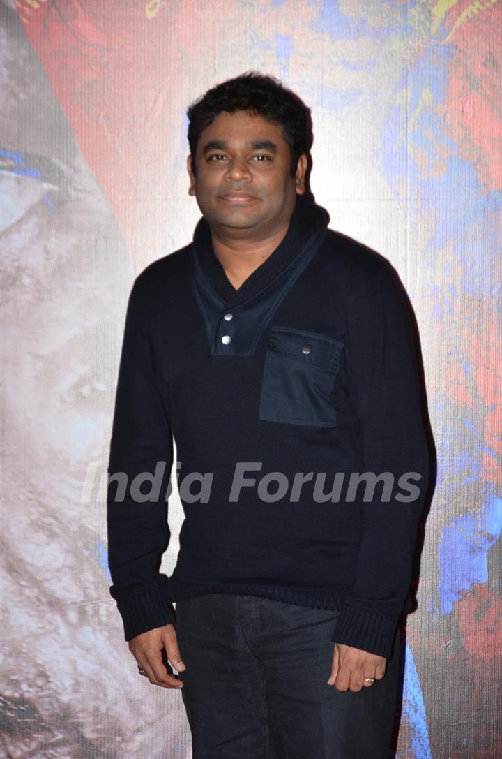 A.R. Rahman poses for the media at the Trailer Launch of I