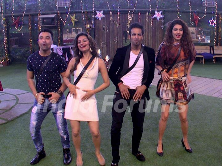 Contestants perform in Bigg Boss 8