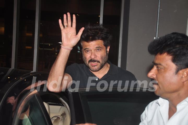 Anil Kapoor was seen at Airport