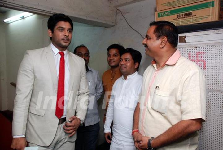 Siddharth Shukla at Atal Behari Bajpayee's Birthday celebration