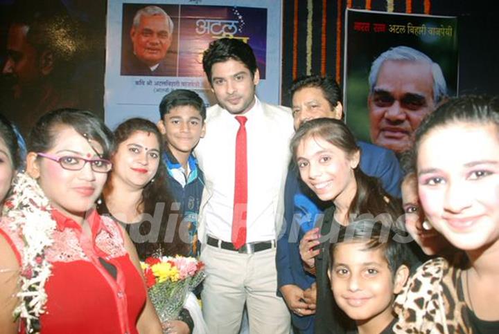 Siddharth Shukla  at Atal Behari Vajpayee's Bday celebration 4