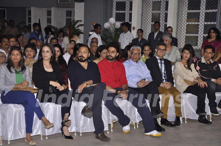 Abhishek Bachchan was at the Inauguration of Jamnabai Narsee School's World-class Multisport Court