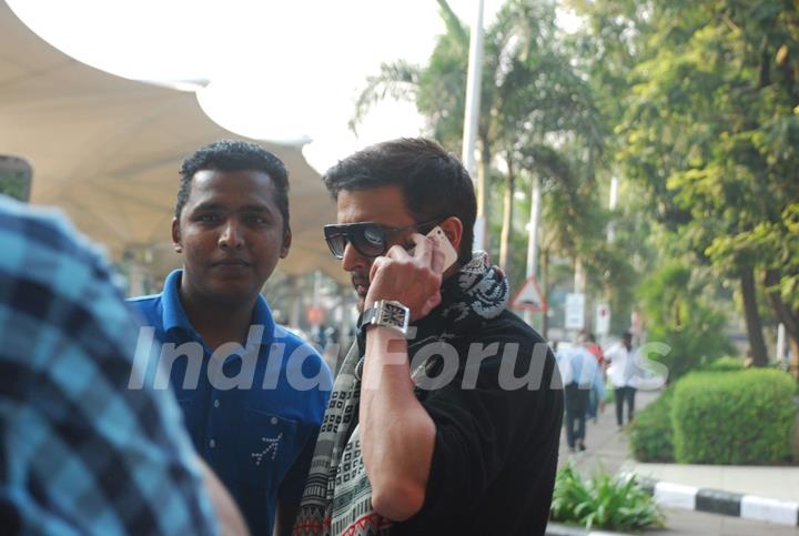 Jimmy Shergill was snapped at Airport