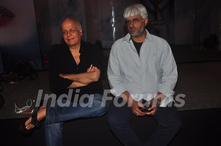 Mahesh Bhatt and Vikram Bhatt were snapped at the Music Launch of Khamoshiyan