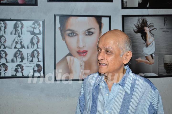 Mukesh Bhatt was snapped at Dabboo Ratnani's Calendar Launch