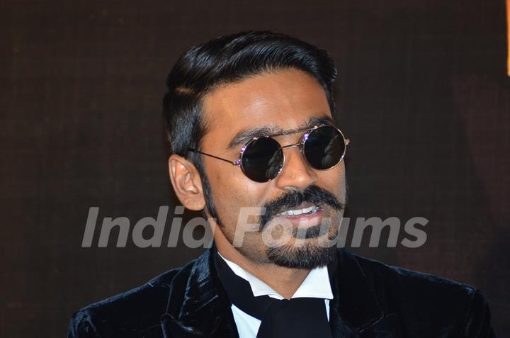 Dhanush was snapped at the Trailer Launch of Shamitabh