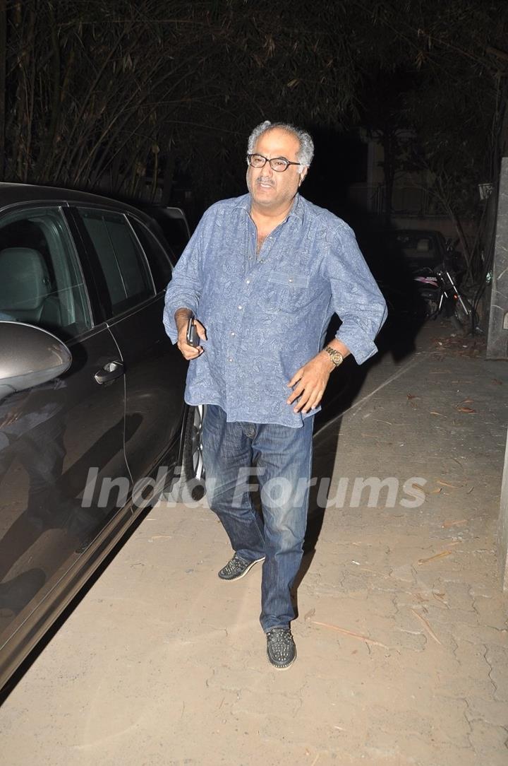 Boney Kapoor poses for the media at the Special Screening of Tevar