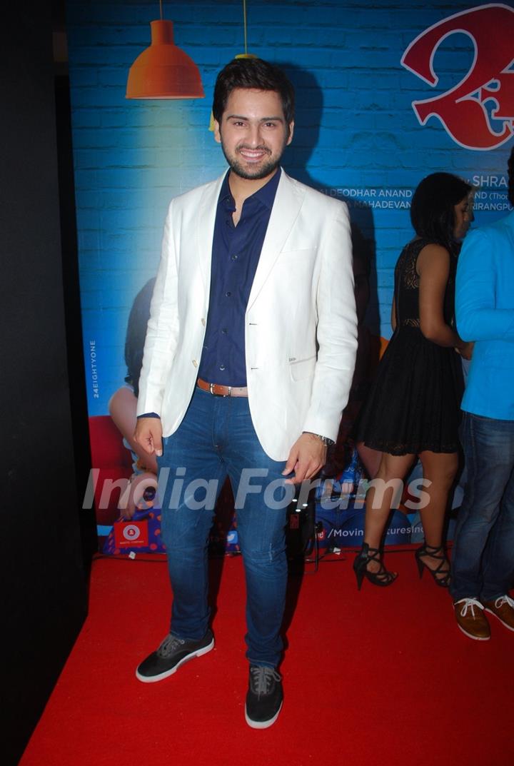 Siddharth Chandekar poses for the media at the Music Launch of Sata Lota Pan Sagla Khota