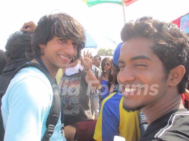 Shantanu-Macedon-Palki-Vrinda At Goa Fest Offscreen