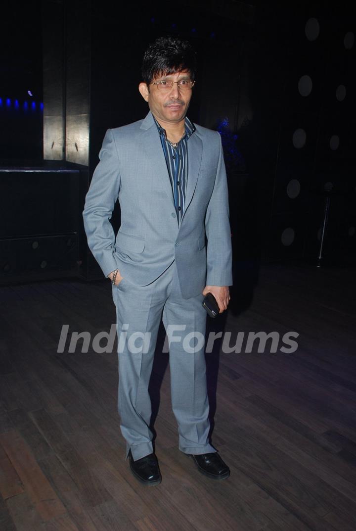 Kamaal Rashid Khan poses for the media at his Birthday Bash