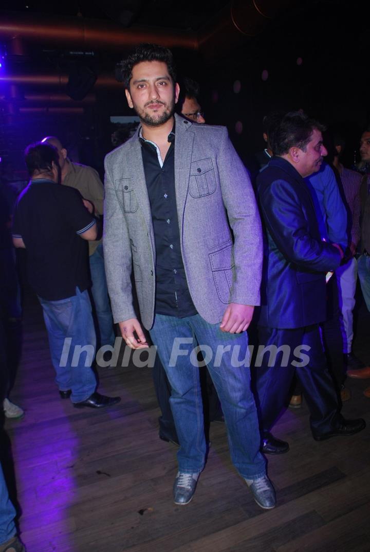 Shaad Randhawa poses for the media at Kamaal Rashid Khan's Birthday Bash