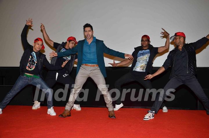 Varun Dhawan performs at the Song Launch of Badlapur