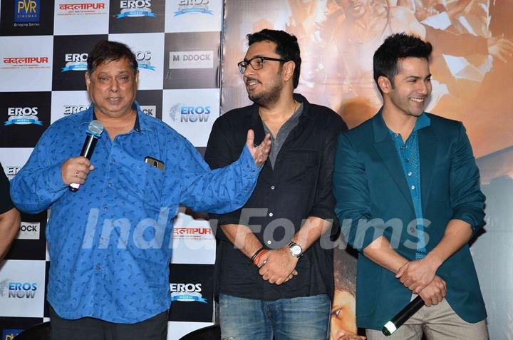 David Dhawan speaks about Varun Dhawan at the Song Launch of Badlapur