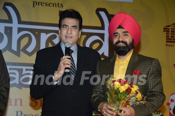 Jeetendra was snapped at Charan Singh's Lohri Celebration