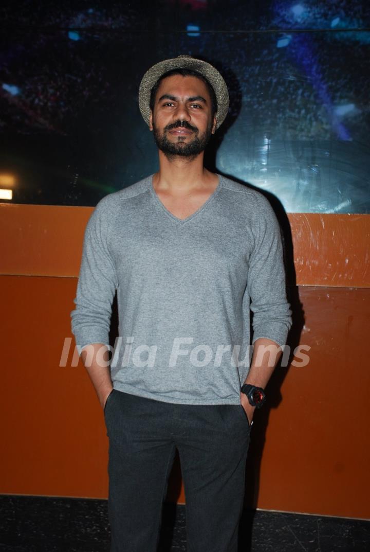 Gaurav Chopra poses for the media at the Screening of The Imitation Game