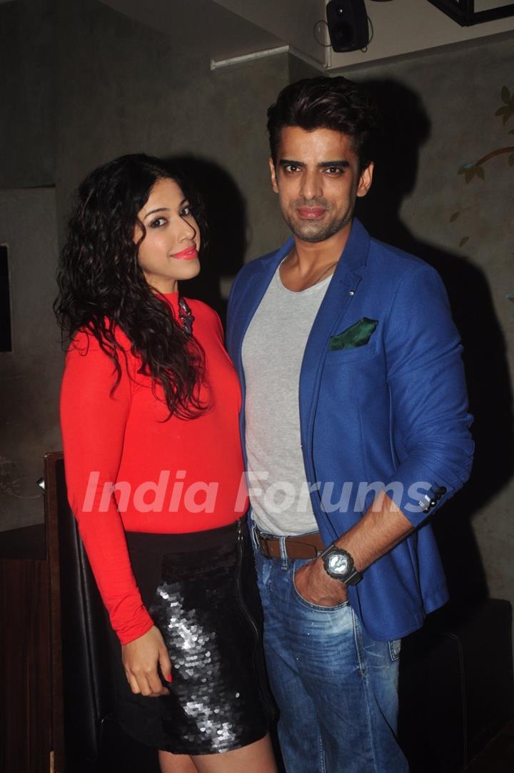 Addite Shirwakar and Mohit Malik at his Birthday Bash