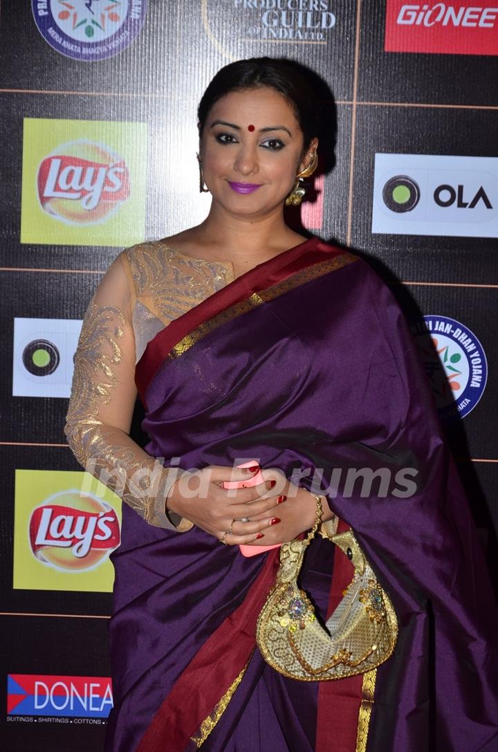 Divya Dutta was seen at the Star Guild Awards