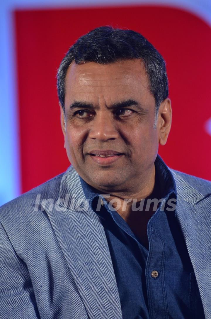 Paresh Rawal was snapped at the Launch of Hera Pheri 3