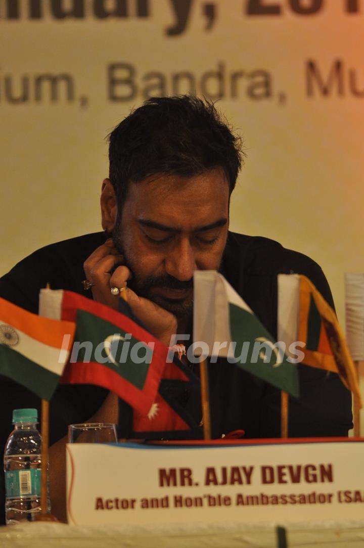 Ajay Devgn was snapped at National Youth Day Event