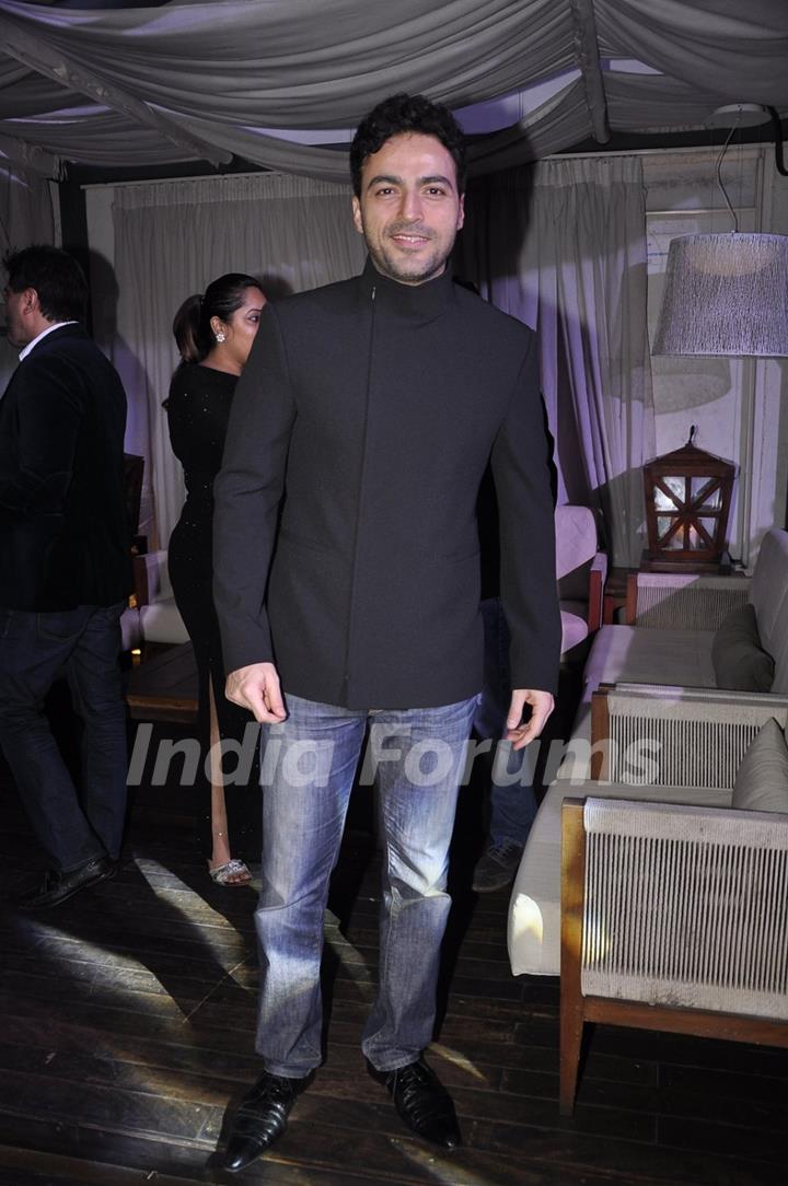 Ayaz Khan poses for the media at the Launch of Yamaha Fascino Calendar