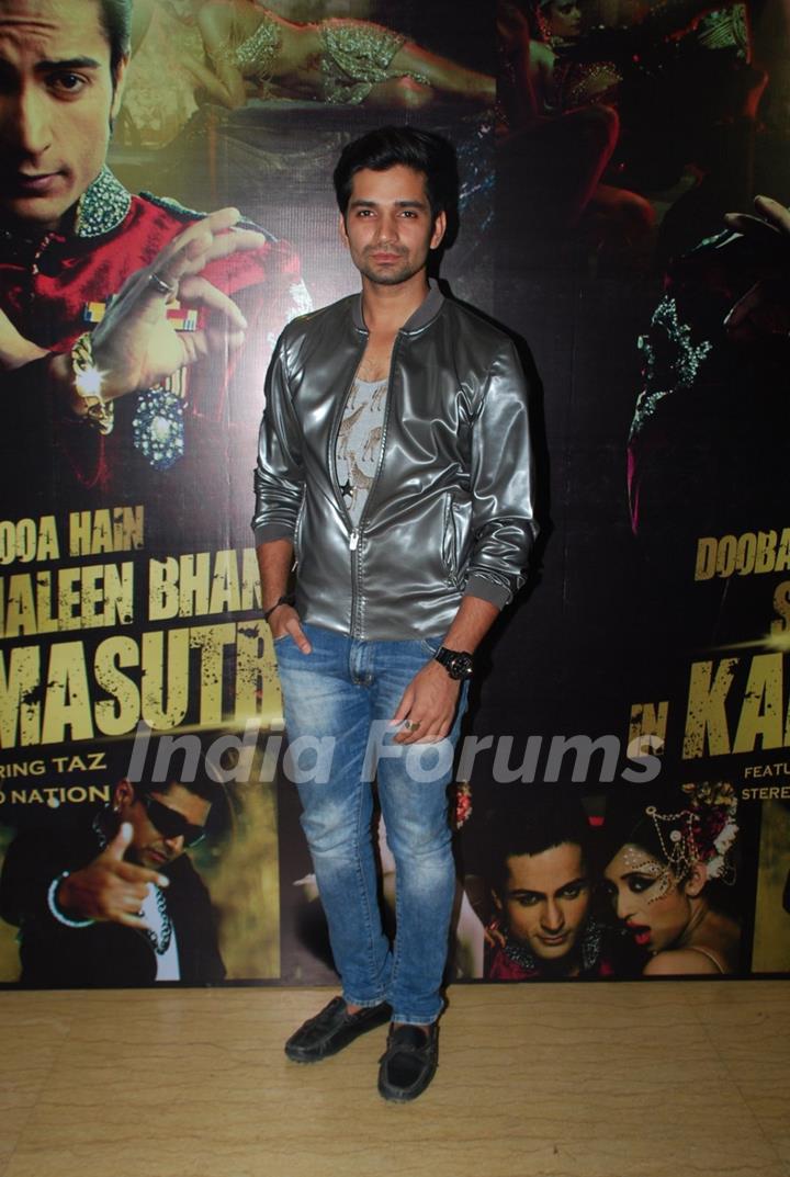 Vishal Singh poses for the media at the Launch of Shaleen Bhanot's New Single